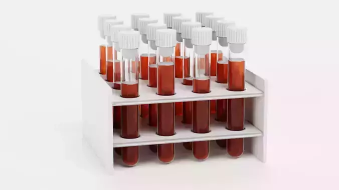 -Test Tubes with Blood-