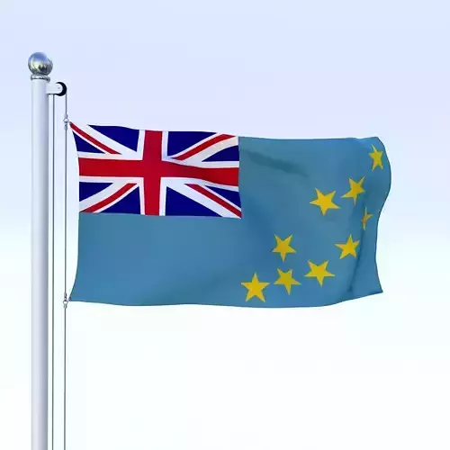 Animated Tuvalu Flag