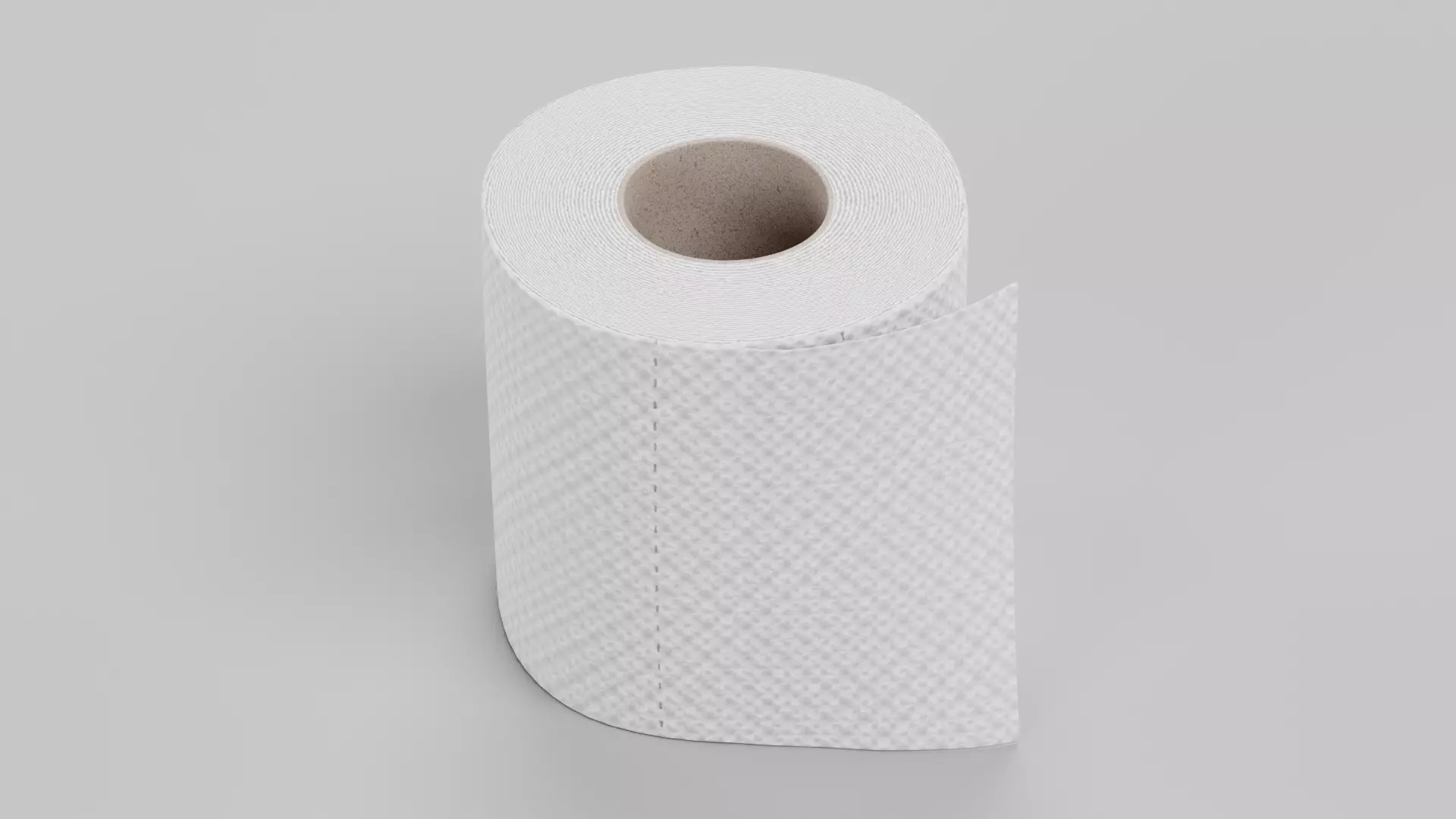 Toilet Paper Roll V4 - Realistic Bathroom Tissue 3D model