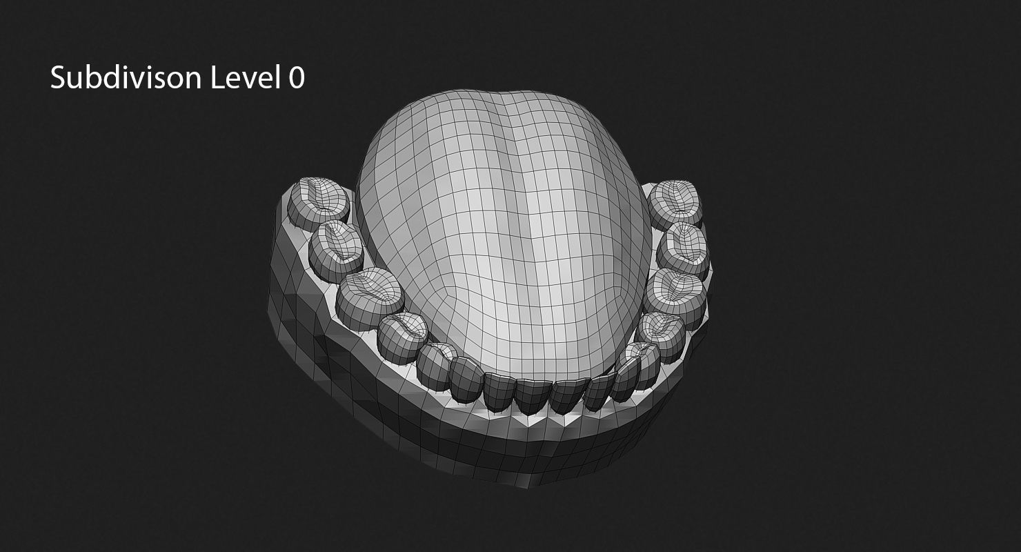 Teeth Sculpt for Production 3D model_10