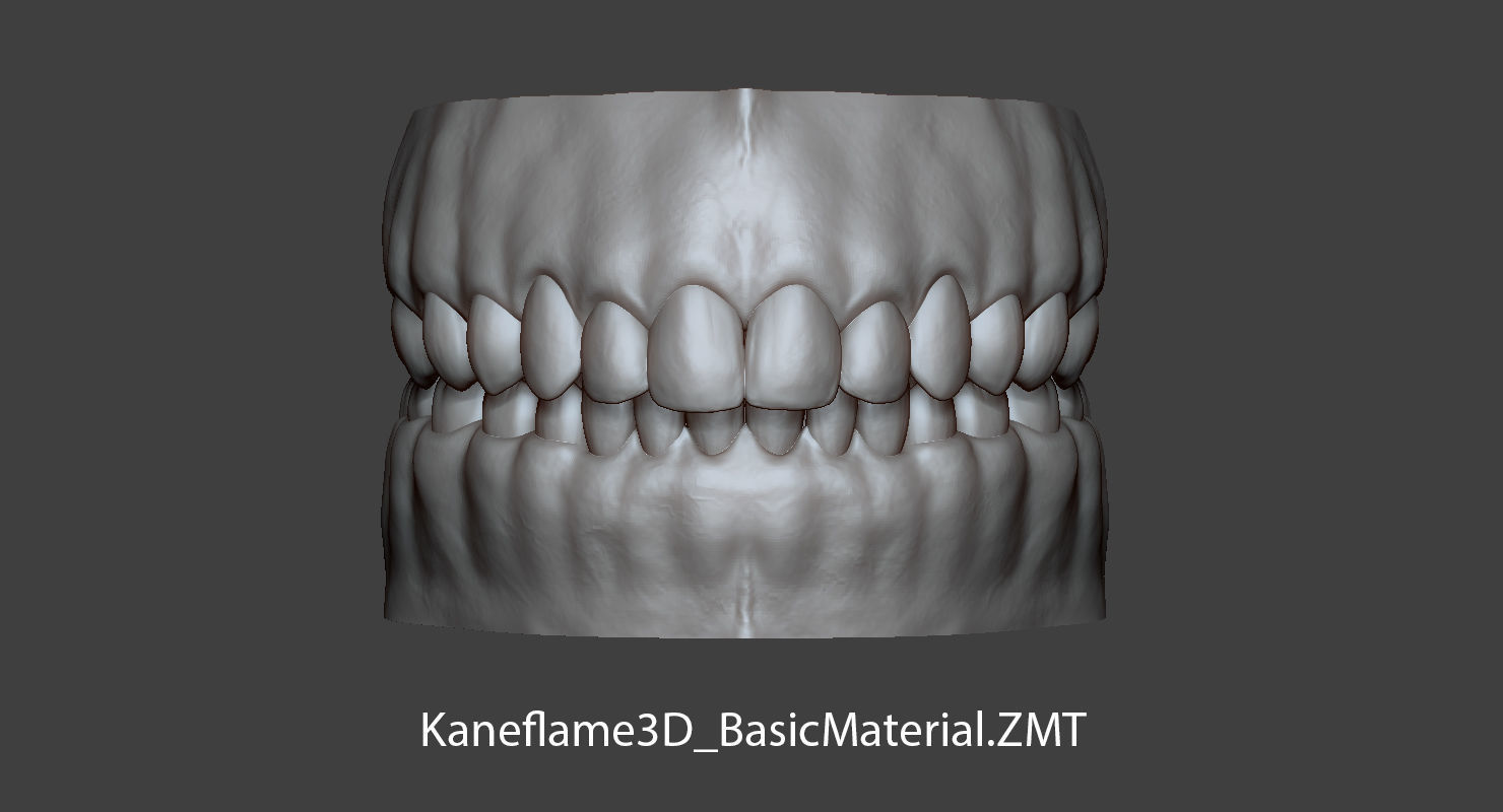 Teeth Sculpt for Production 3D model_14