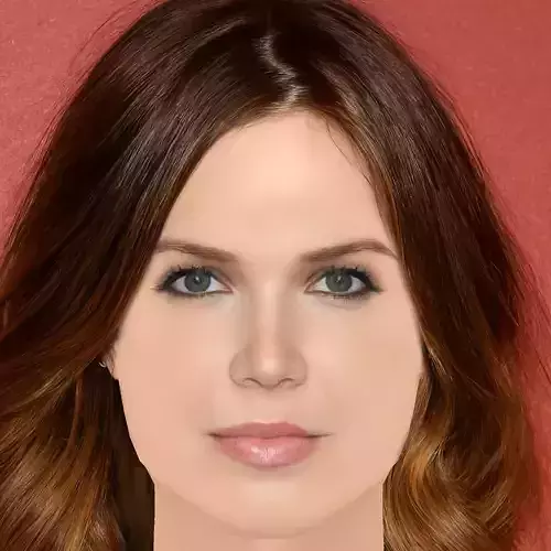 Mandy Moore Head - No Hair - Low poly head for game