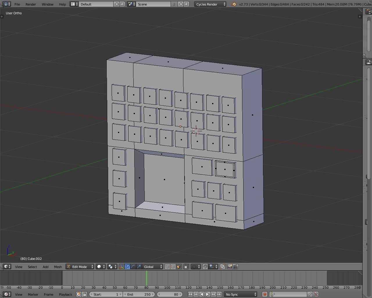 Modular Electronics Scenery Props Environment Pack Sci Fi  Low-poly 3D model_54