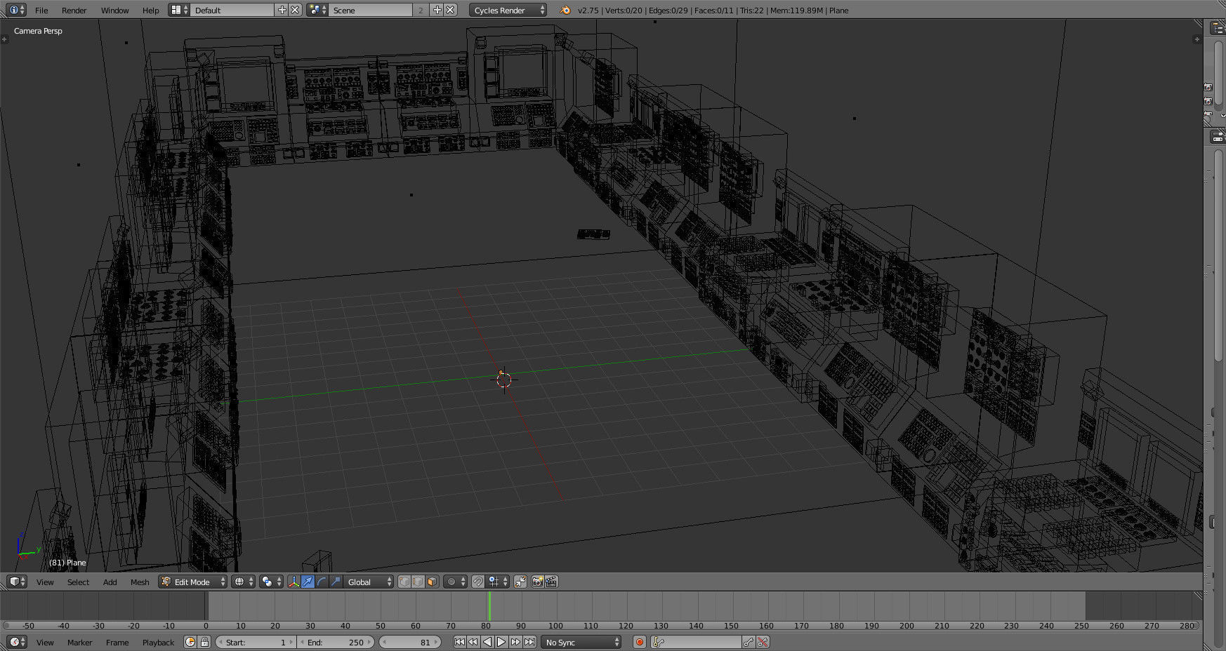 Modular Electronics Scenery Props Environment Pack Sci Fi  Low-poly 3D model_49