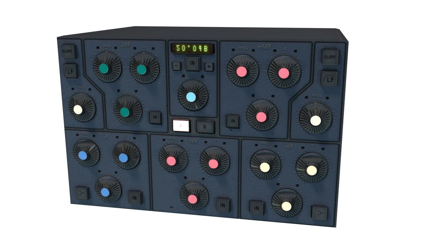 Modular Electronics Scenery Props Environment Pack Sci Fi  Low-poly 3D model_33