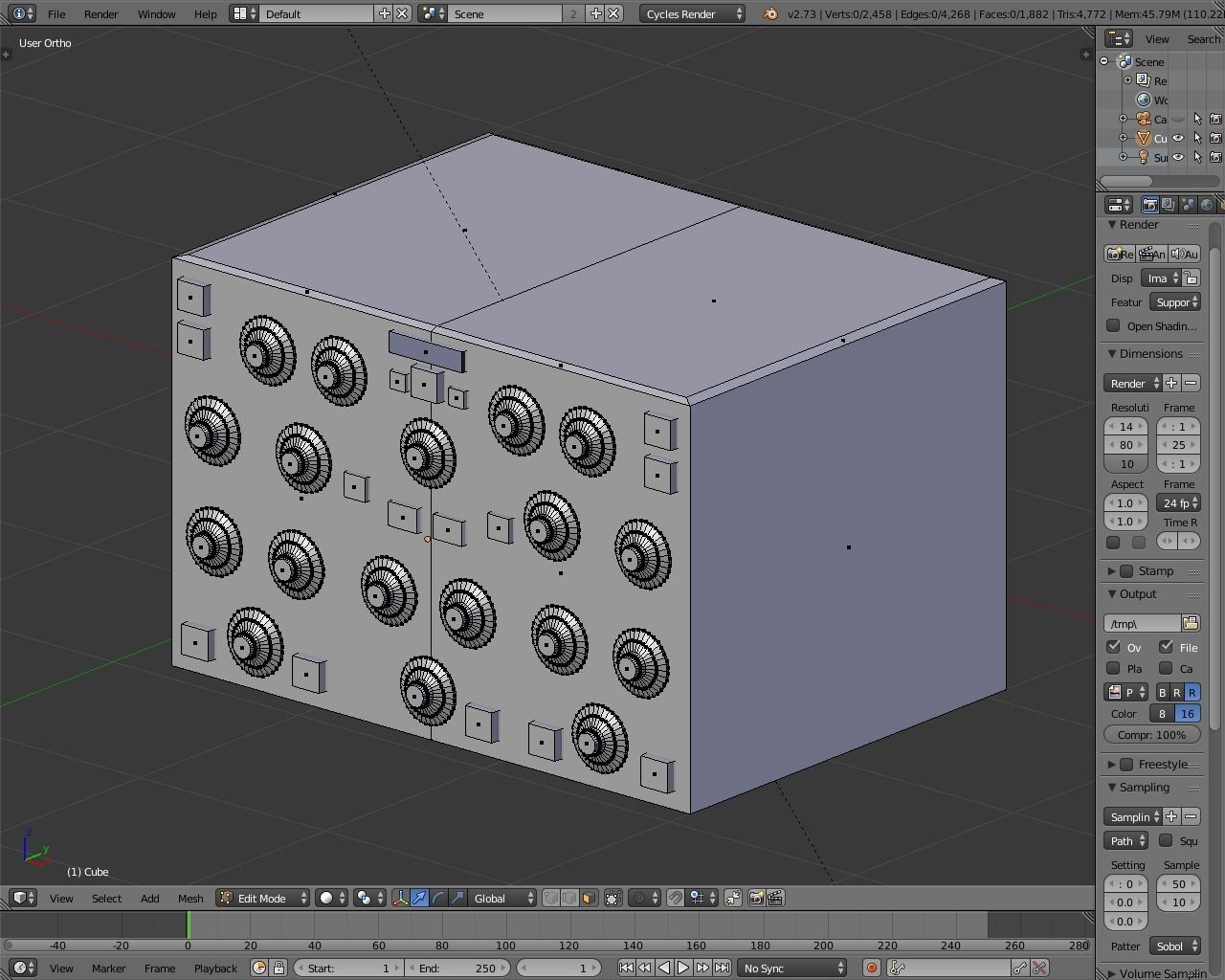 Modular Electronics Scenery Props Environment Pack Sci Fi  Low-poly 3D model_55