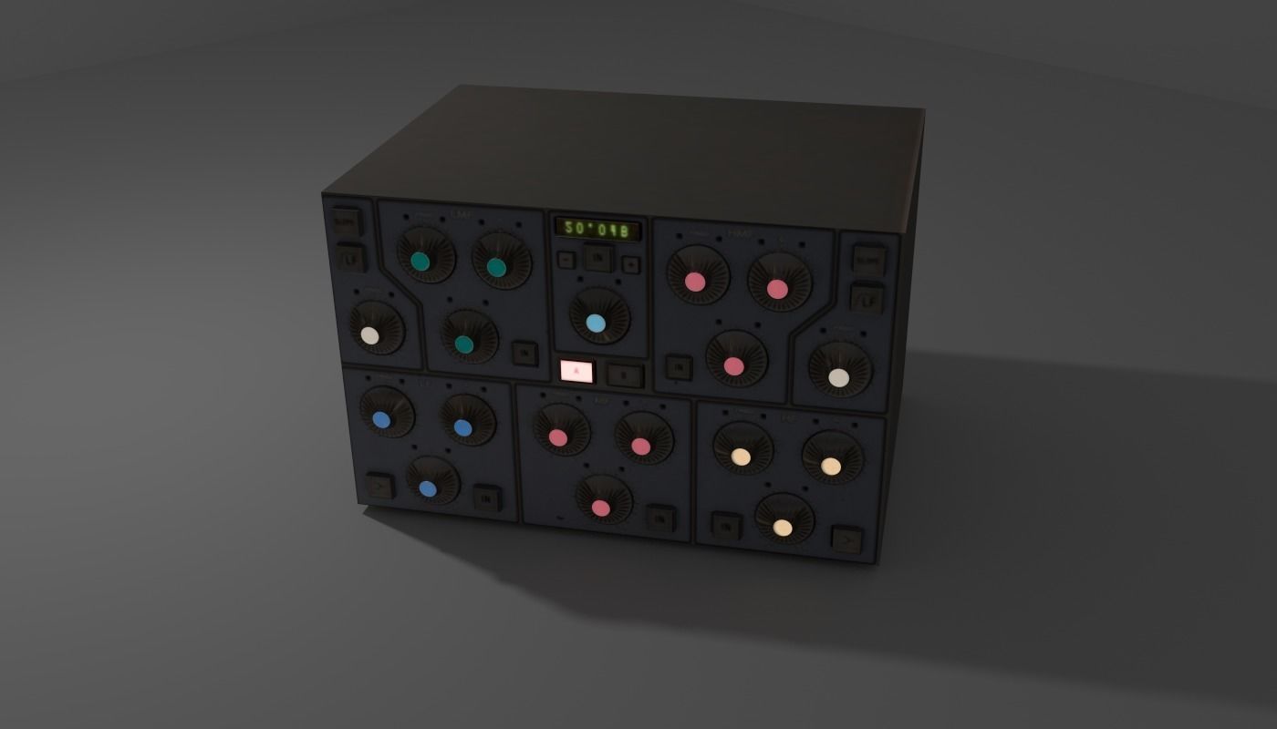 Modular Electronics Scenery Props Environment Pack Sci Fi  Low-poly 3D model_37