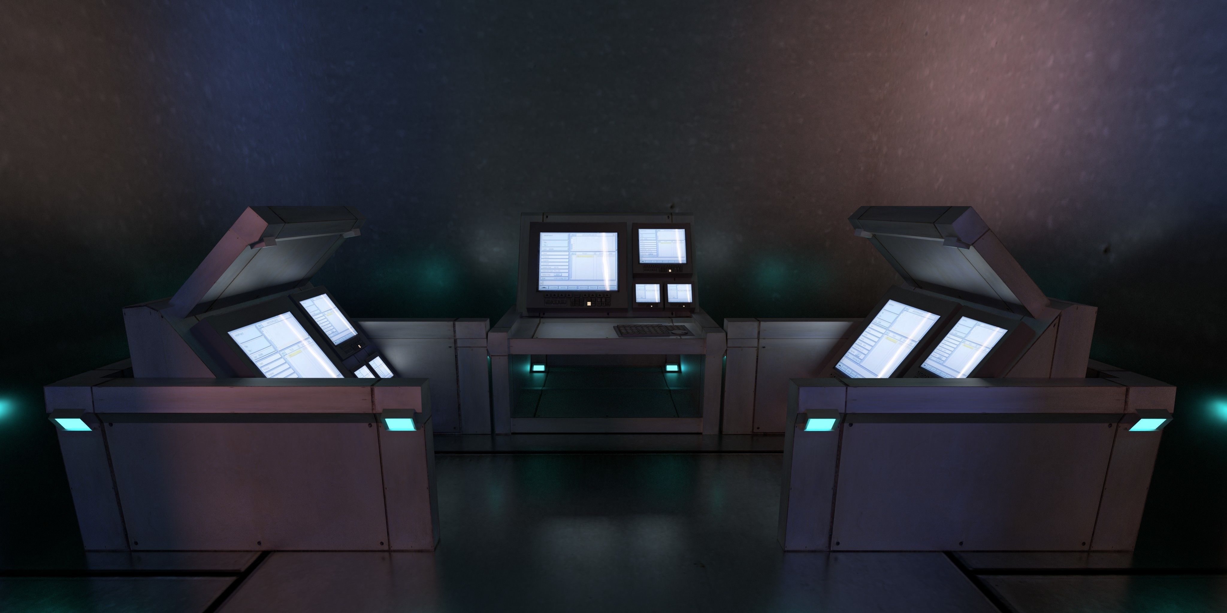 Modular Electronics Scenery Props Environment Pack Sci Fi  Low-poly 3D model_38