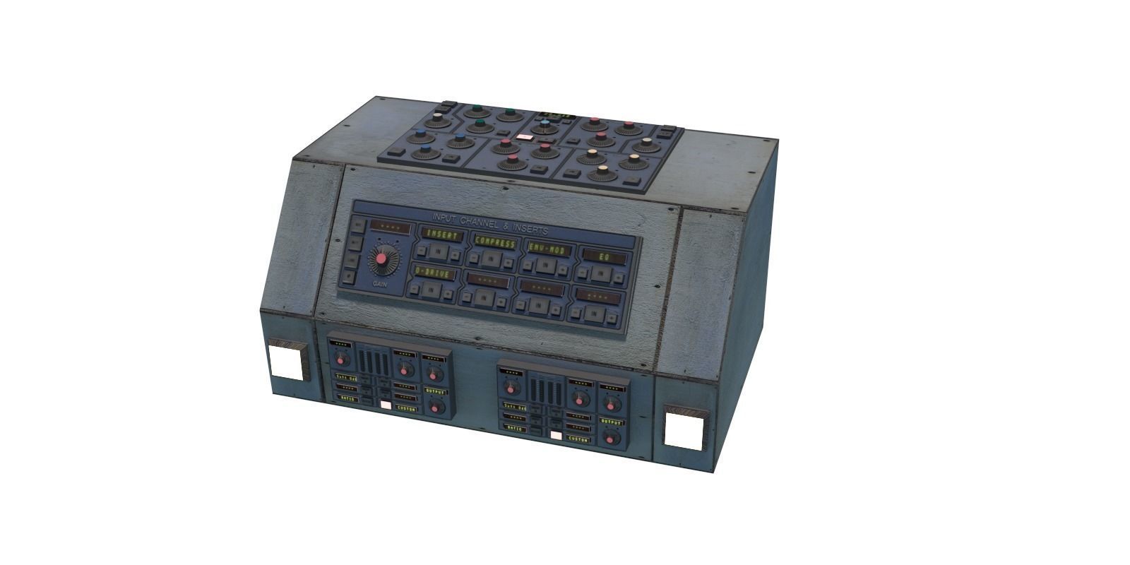 Modular Electronics Scenery Props Environment Pack Sci Fi  Low-poly 3D model_21