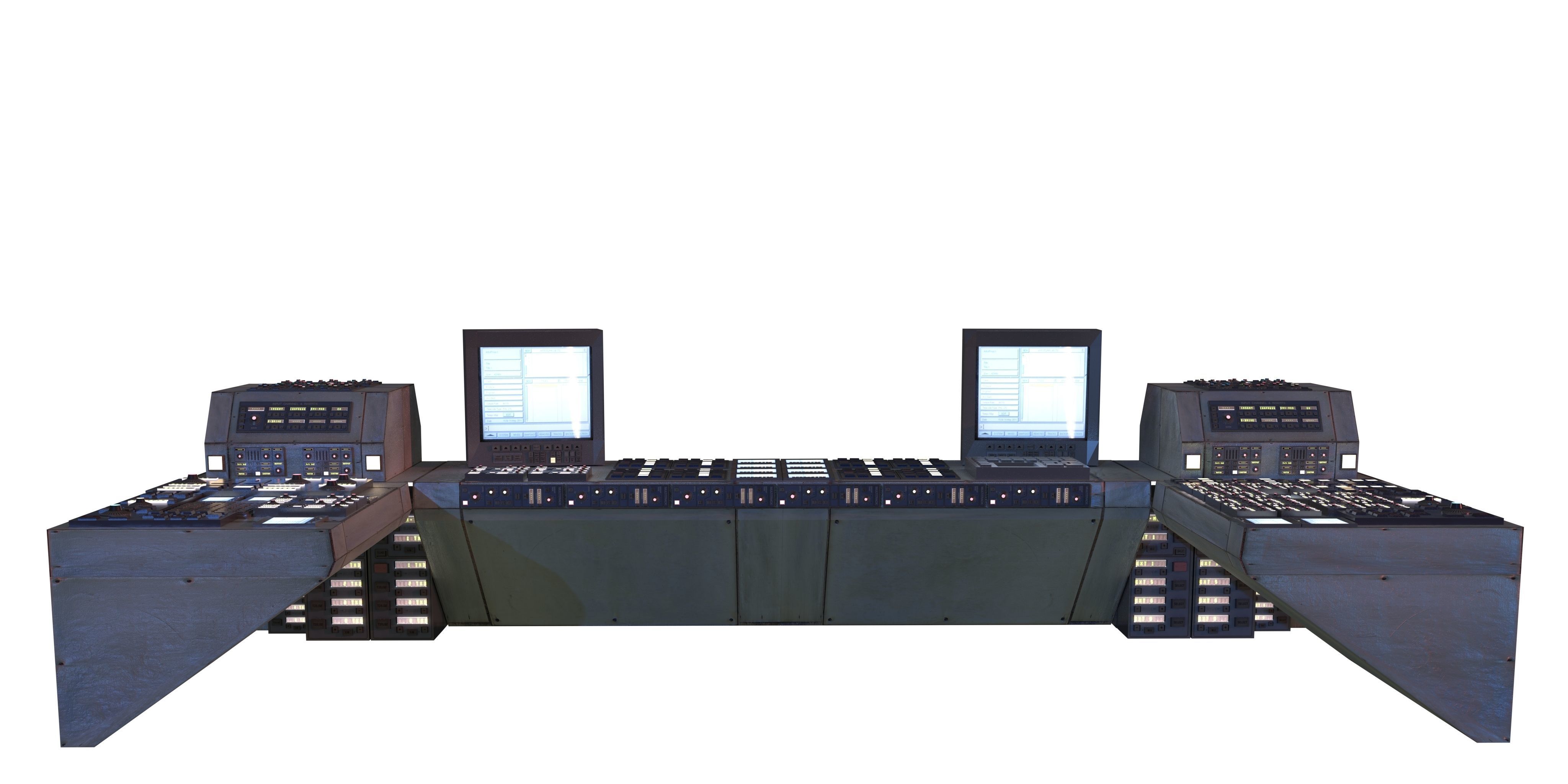 Modular Electronics Scenery Props Environment Pack Sci Fi  Low-poly 3D model_25