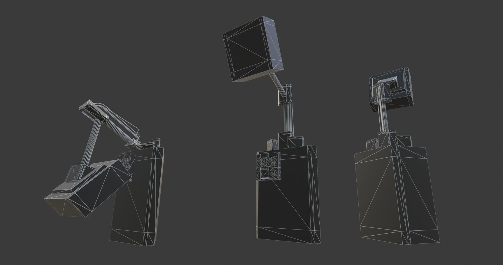 Modular Electronics Scenery Props Environment Pack Sci Fi  Low-poly 3D model_47