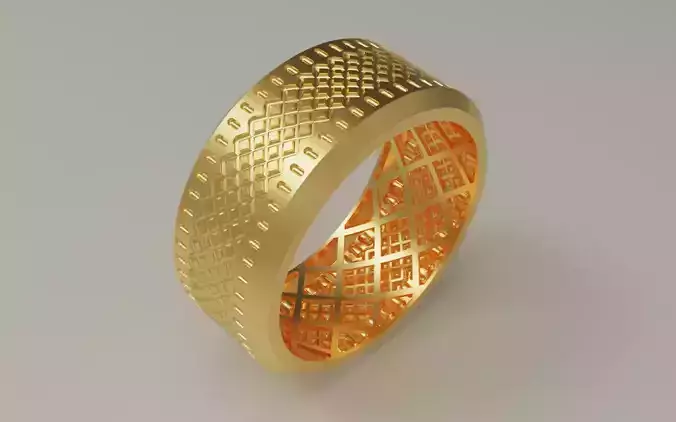 3D Ring Design for Casting and 3D Printing 
