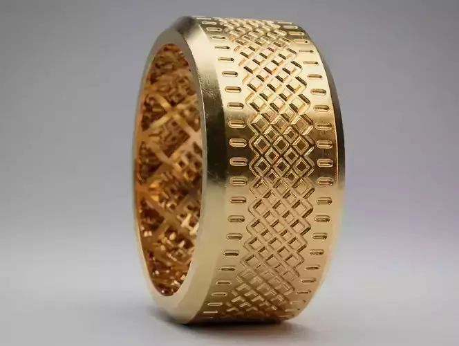 4 Size 3D Ring Design for Casting and 3D Printing 