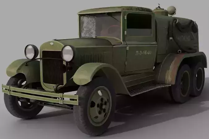 A petrol tanker based on the GAZ-AAA