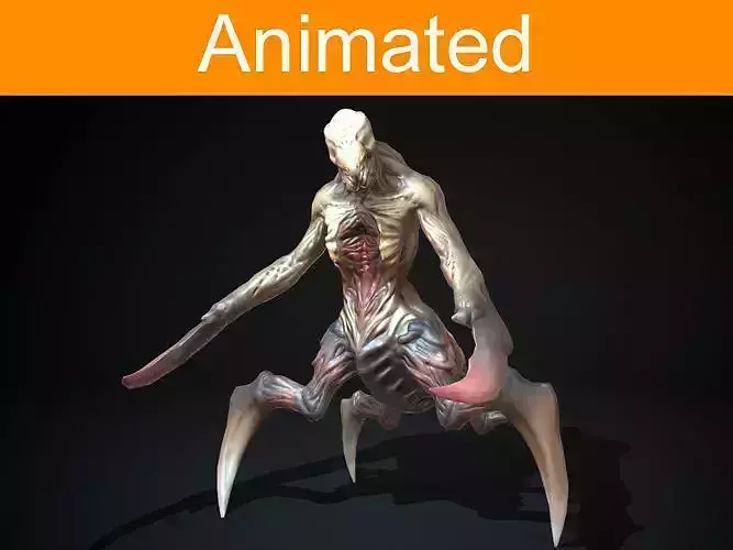 Creature Spider Low-poly 3D model