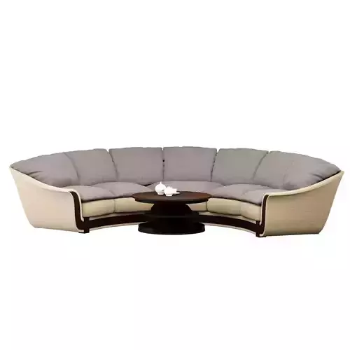 curved sectional sofa