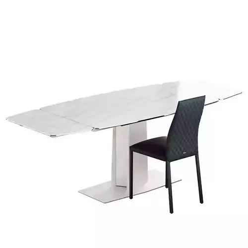 Marble dining table Set