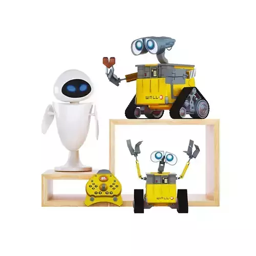 Robots Wall-e Eve