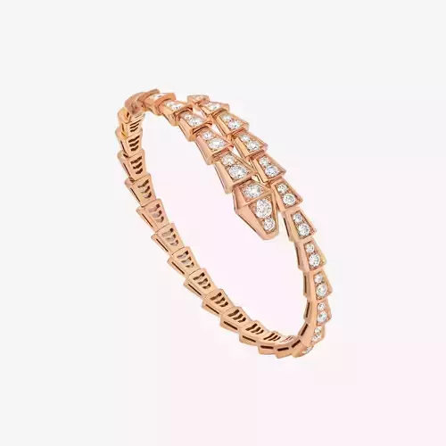 BULGARI - SERPENTI VIPER - BRACELET - FULL DIAMOND PAVING