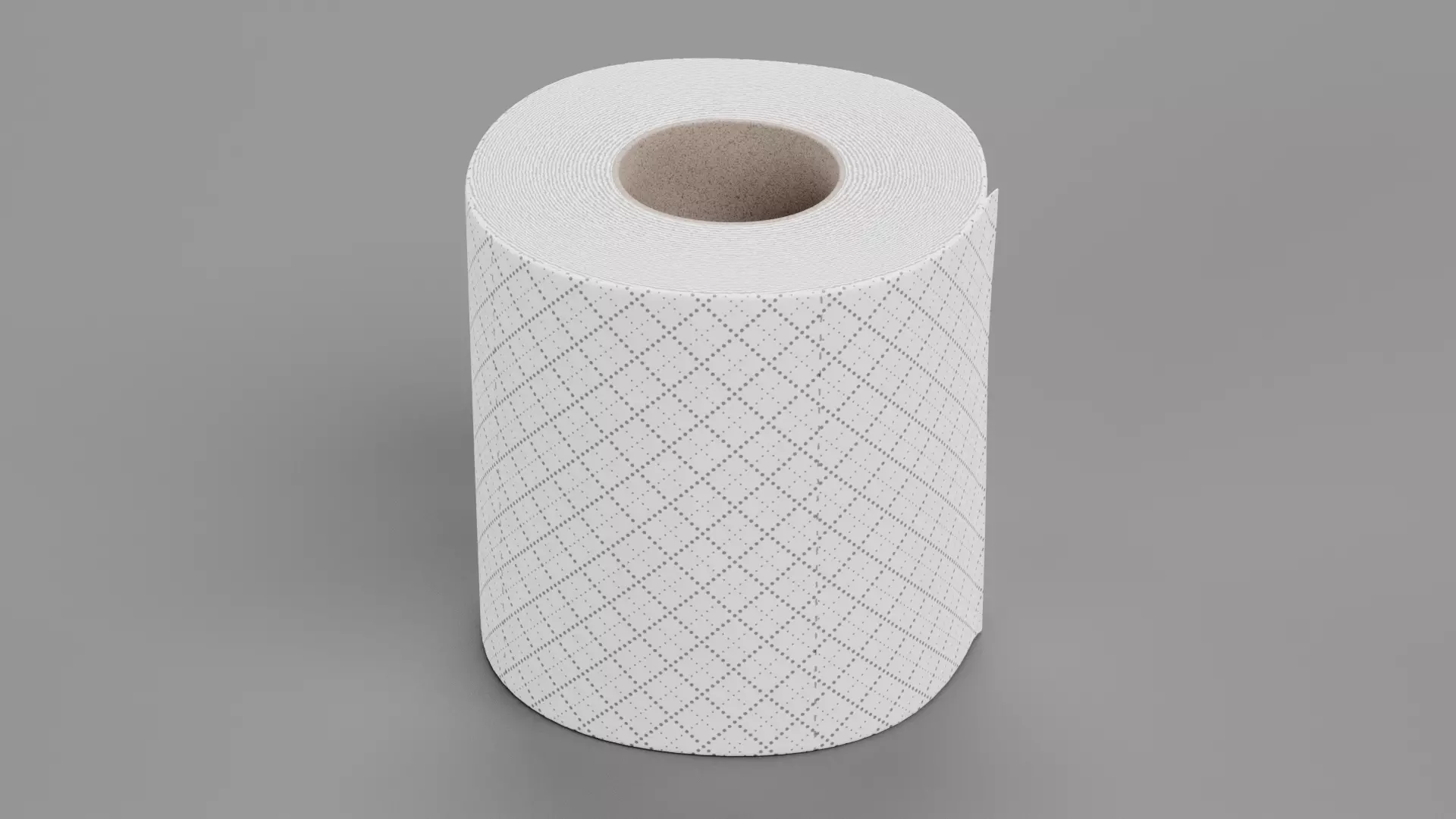 Toilet Paper Roll V9 - Realistic Bathroom Tissue 3D model
