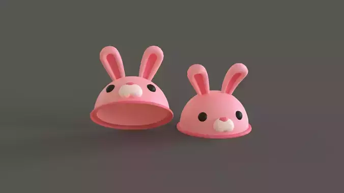 Low-Poly Bunny Hat