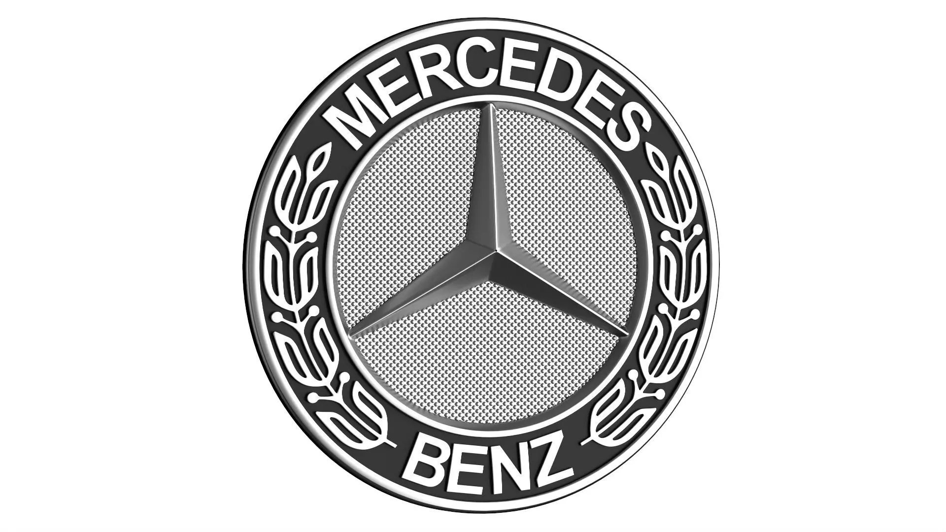 Mercedes logo 05 3D print model
