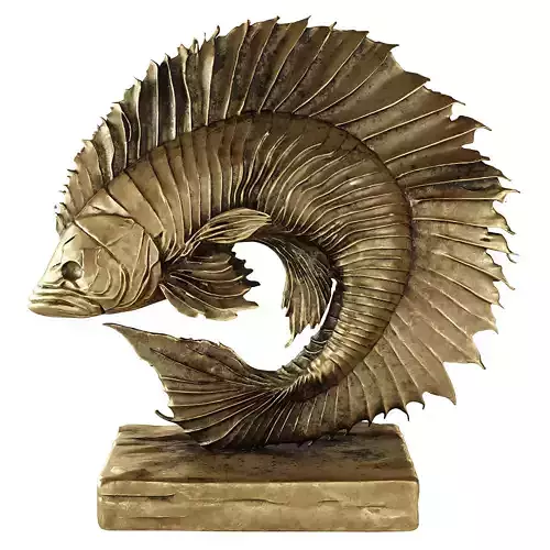 fish statue 3