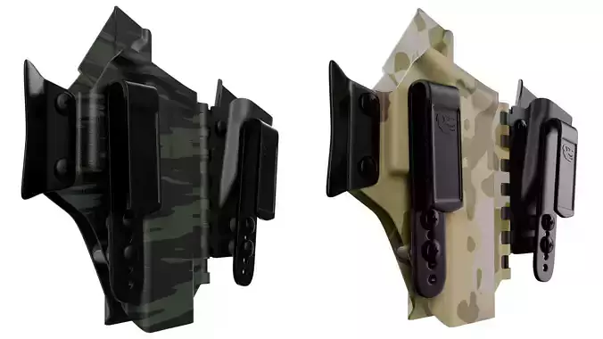 TREX Sidecar Holster For Flux Raider High Poly Camo PBR
