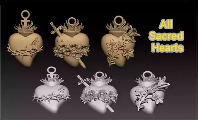 jesus sacred heart necklace 