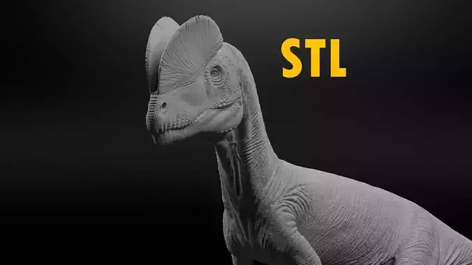 Dilophosaurus STL Printable 3D Model