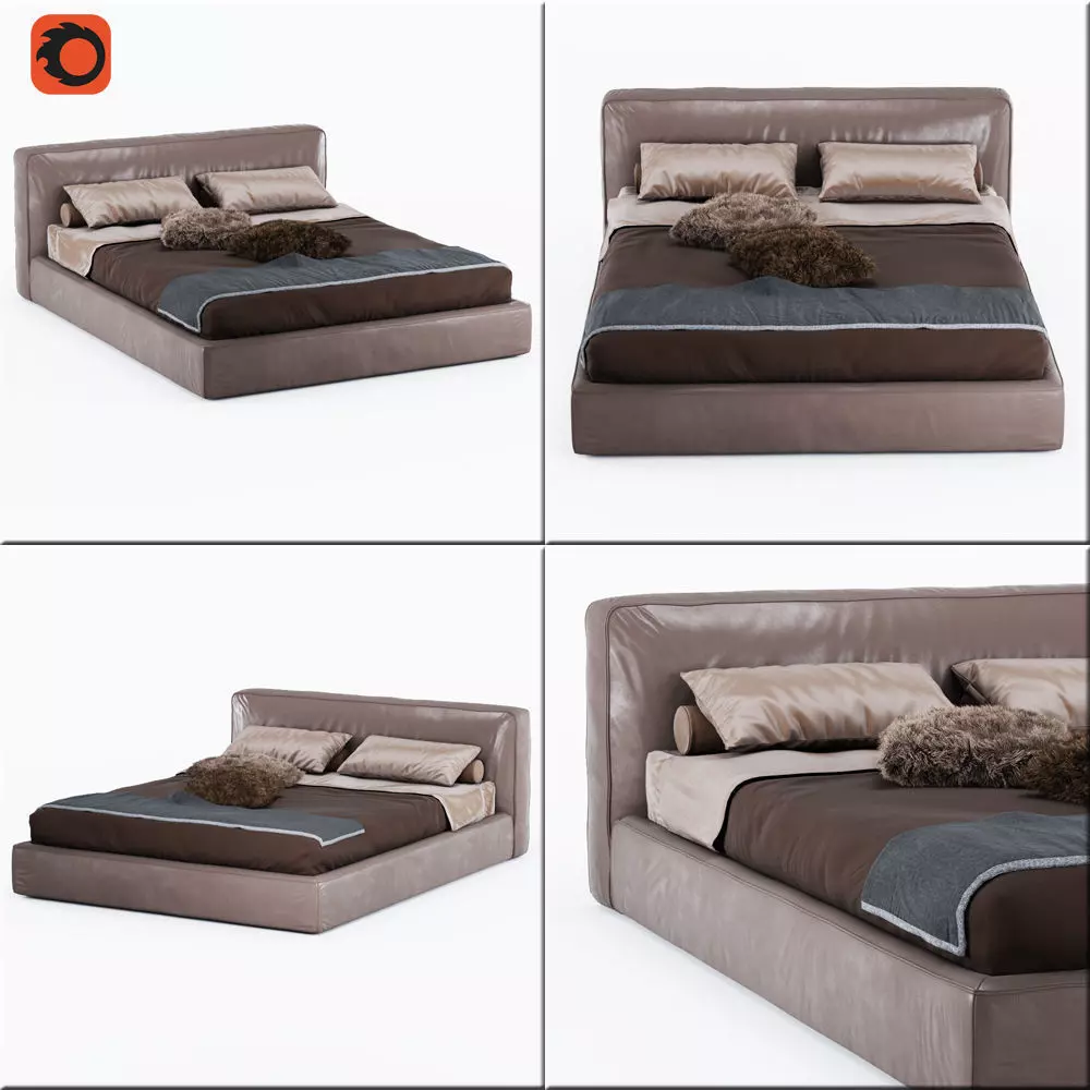 Jesse Mark Bed 3D model_0