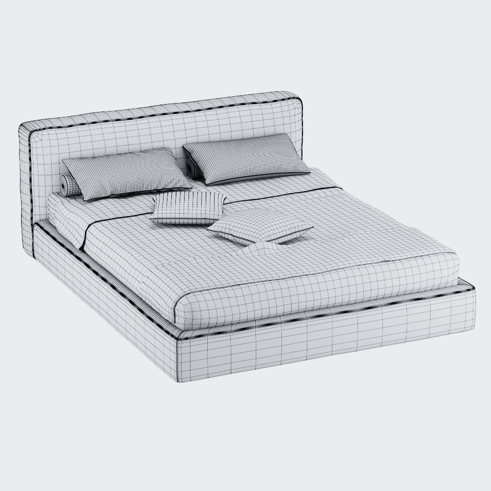 Jesse Mark Bed 3D model_7