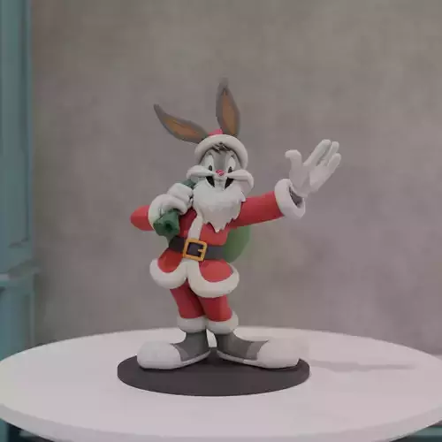 Bugs Bunny Santa Claus Christmas