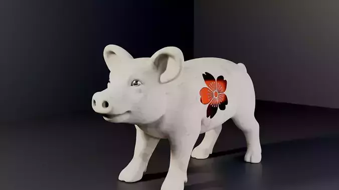 Chinese Zodiac - Pig Figure
