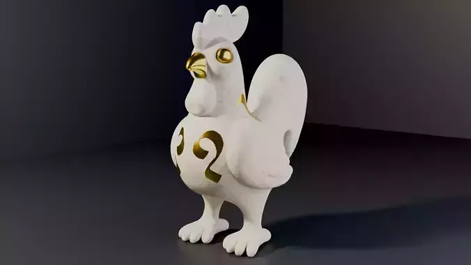 Chinese Zodiac - Rooster Figure