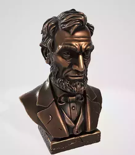 Bronze Statesman Bust 