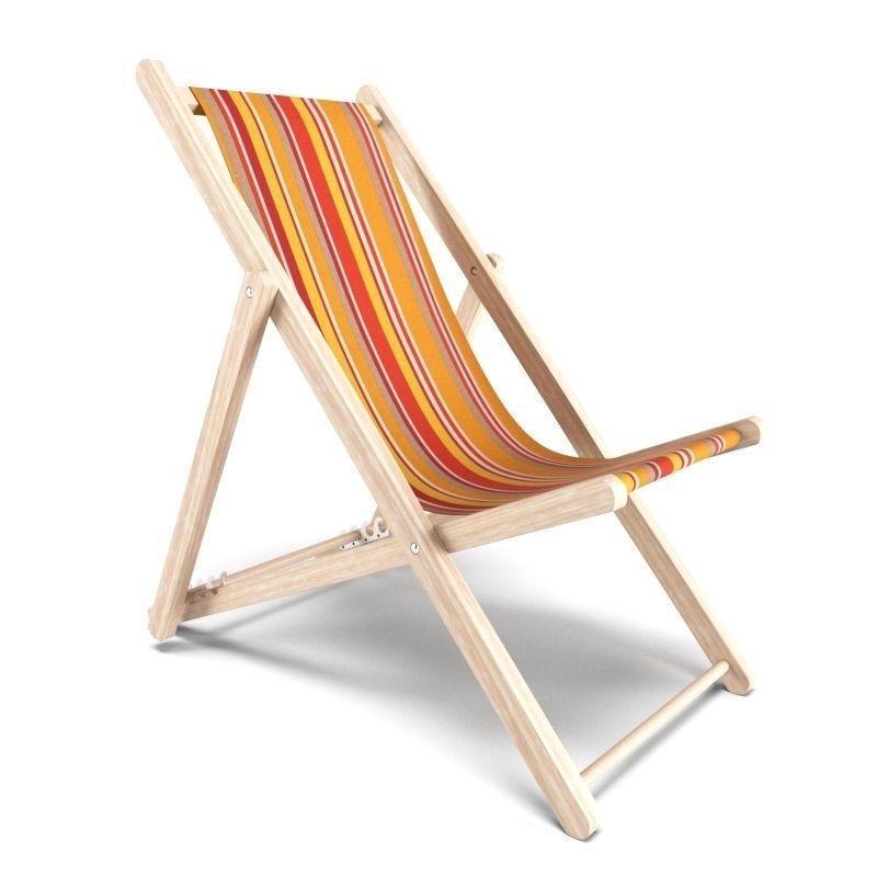 Kare Design Collection Deckchair 3D model_4