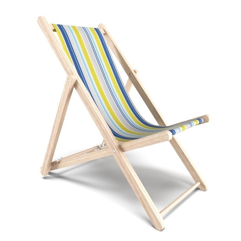 Kare Design Collection Deckchair 3D model_3