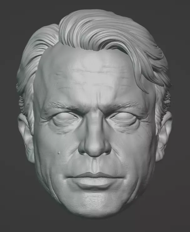 Alan Grant Head - Jurassic Park 3D print model