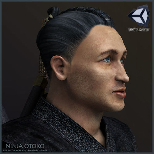 Ninja Otoko Low-poly 3D model