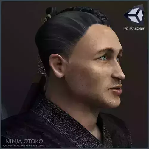 Ninja Otoko Low-poly 3D model