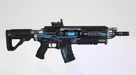 Futuristic Power Rifle