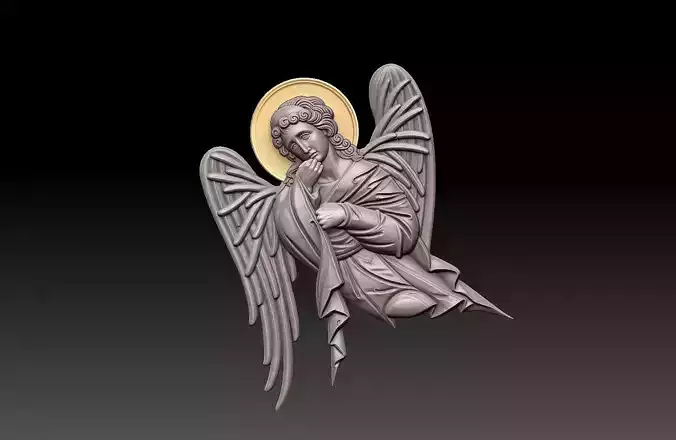 Orthodox Angel in Prayer 