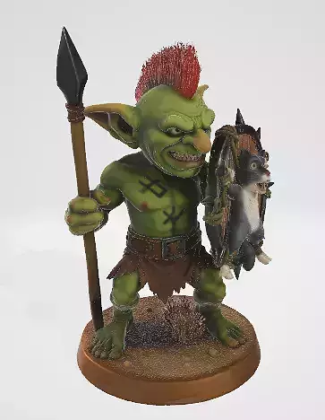 Goblin Warrior 3D Model