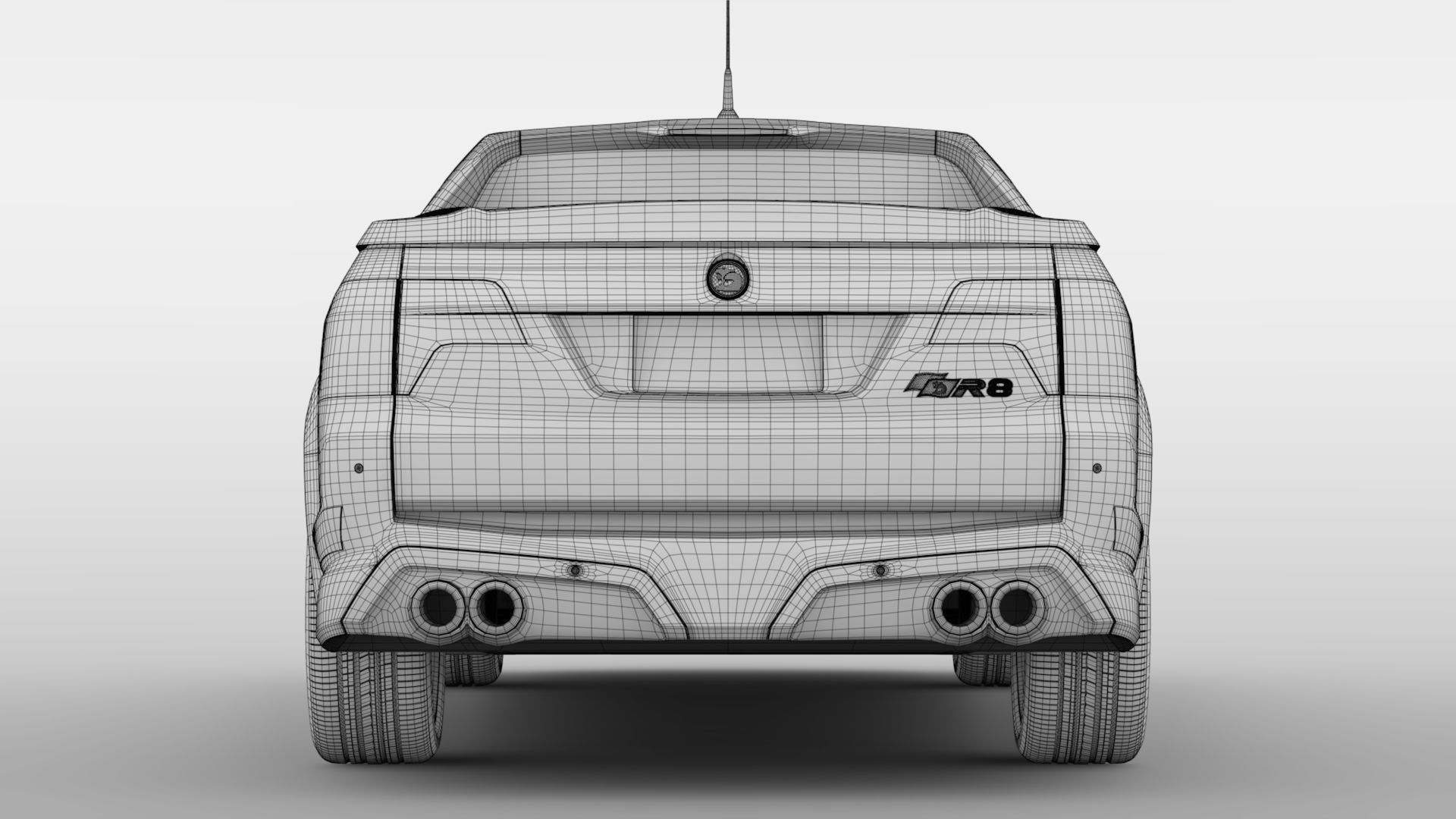 HSV Maloo R8 SV Black Gen F2 2017 3D model_19