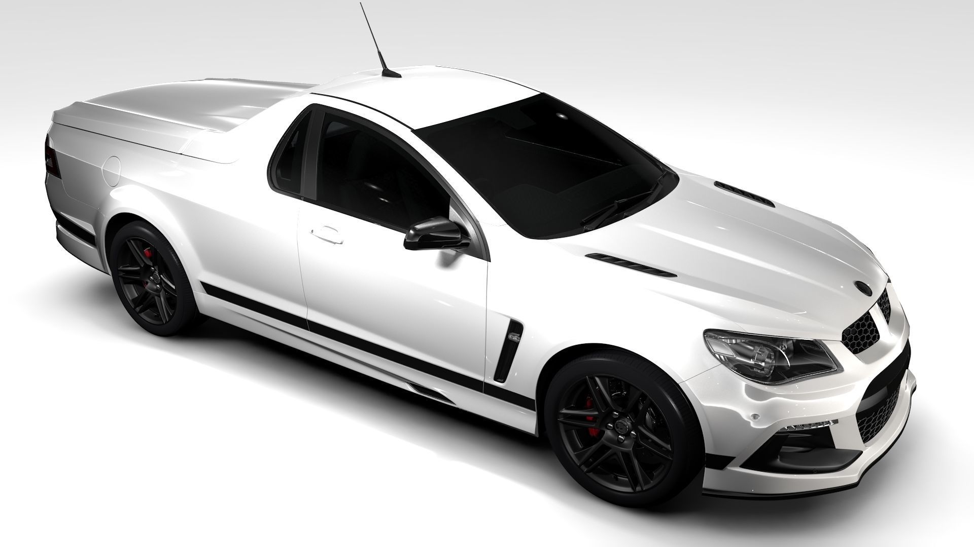 HSV Maloo R8 SV Black Gen F2 2017 3D model_3