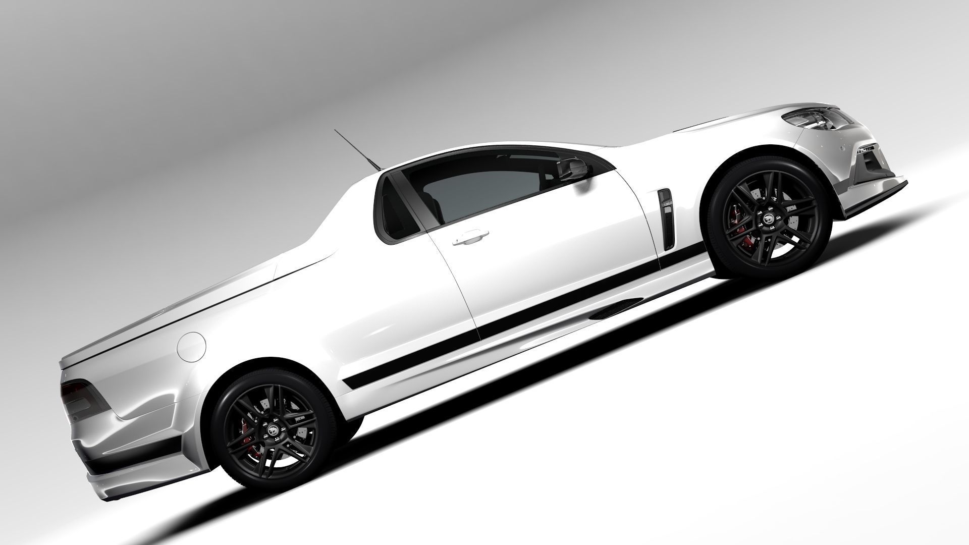 HSV Maloo R8 SV Black Gen F2 2017 3D model_4