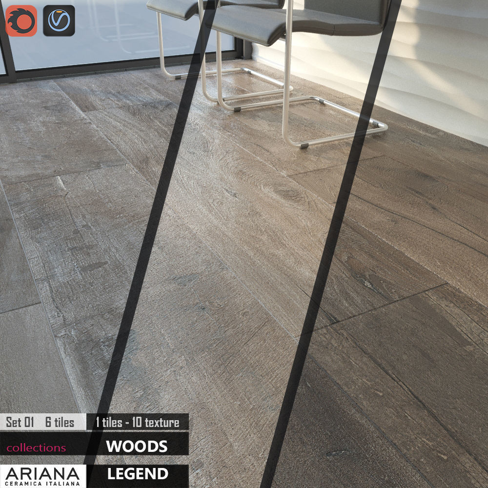 ARIANA LEGEND BROWN GREY SAND 3D model_1