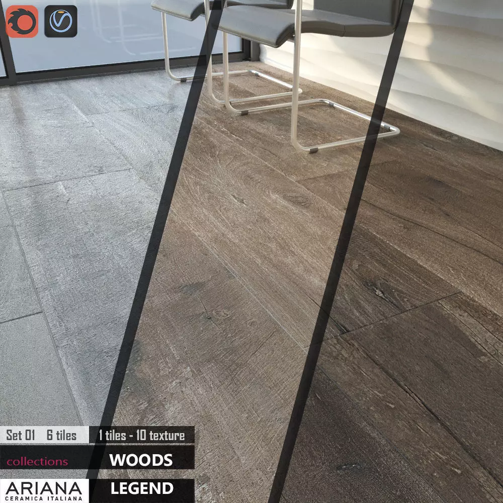 ARIANA LEGEND BROWN GREY SAND 3D model_0