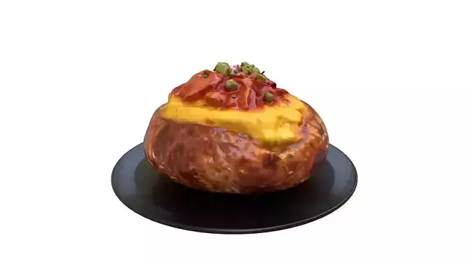 Potatoes Jacket Low-poly 3D model 3